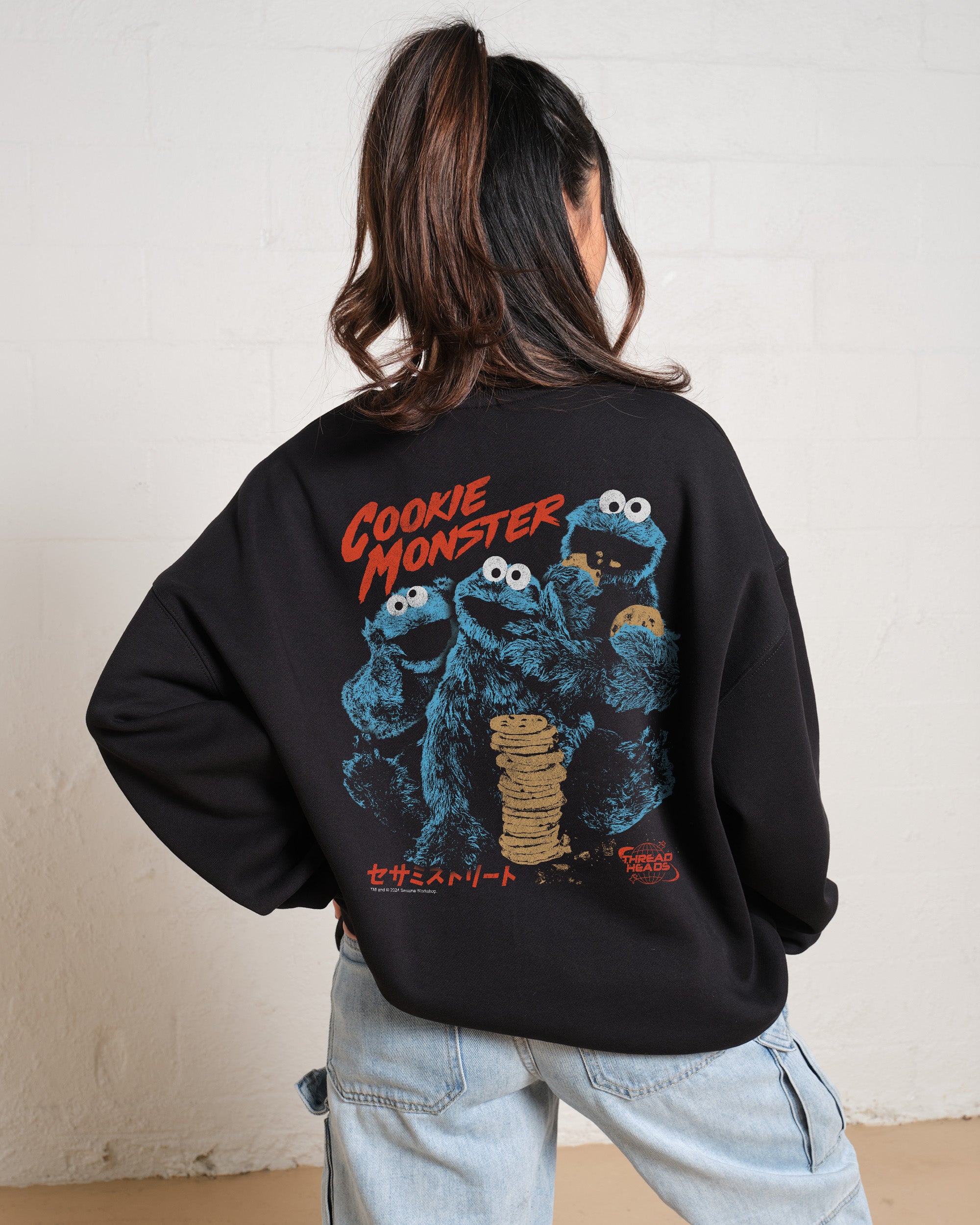 Cookie Kaiju Front and Back Sweatshirt