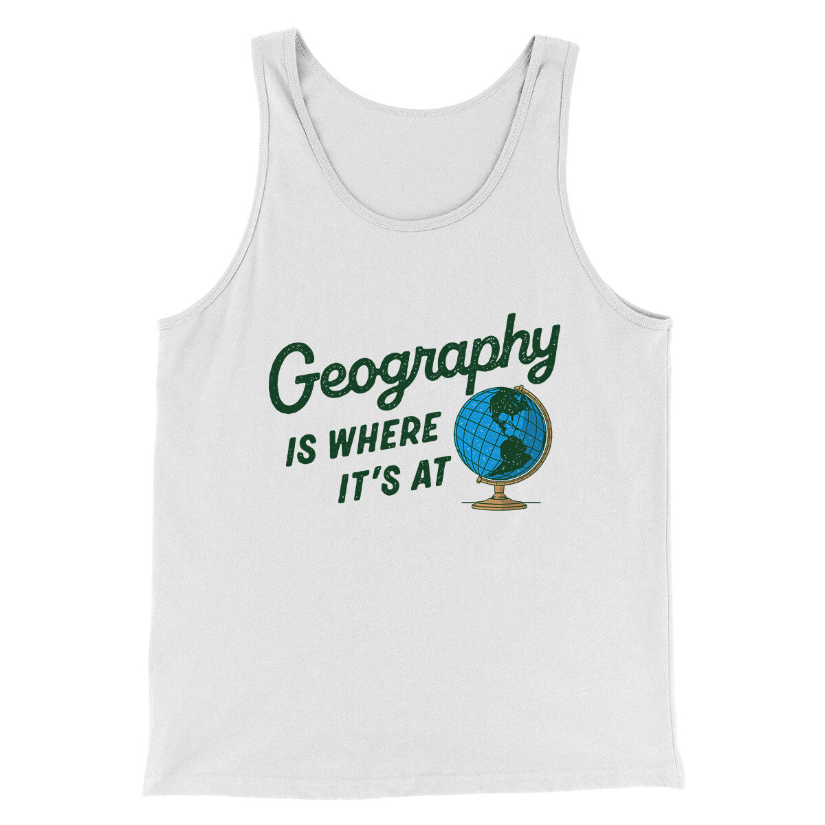 Geography Is Where It’s At Men/Unisex Tank Top