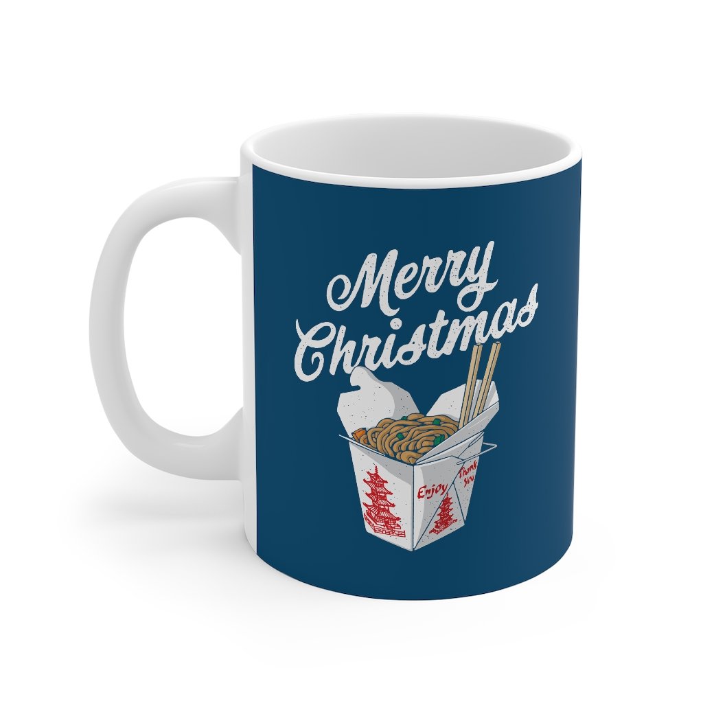 Merry Christmas Takeout Coffee Mug
