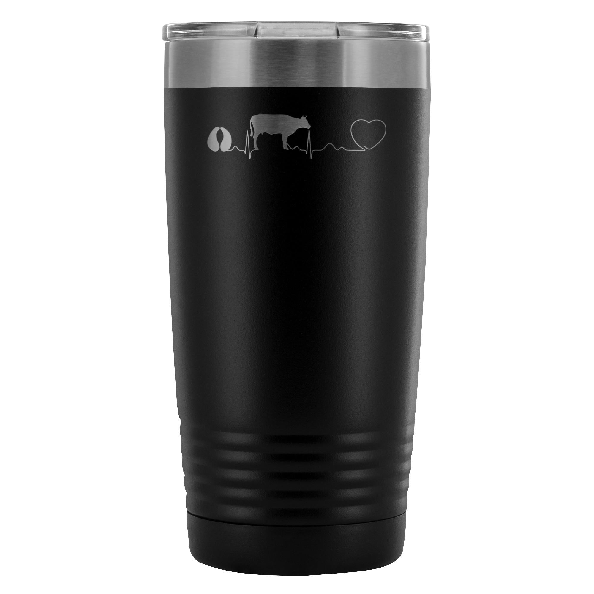 Cow pulse 20oz Vacuum Tumbler
