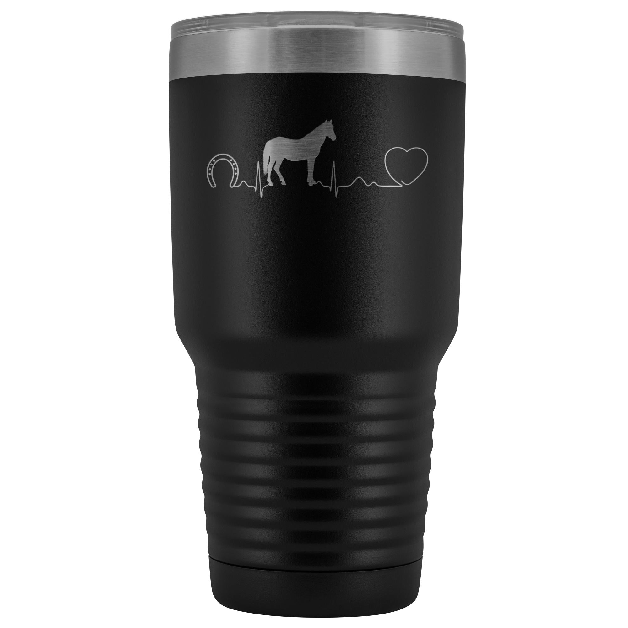 Large Animal Vet- Horse pulse 30oz Vacuum Tumbler