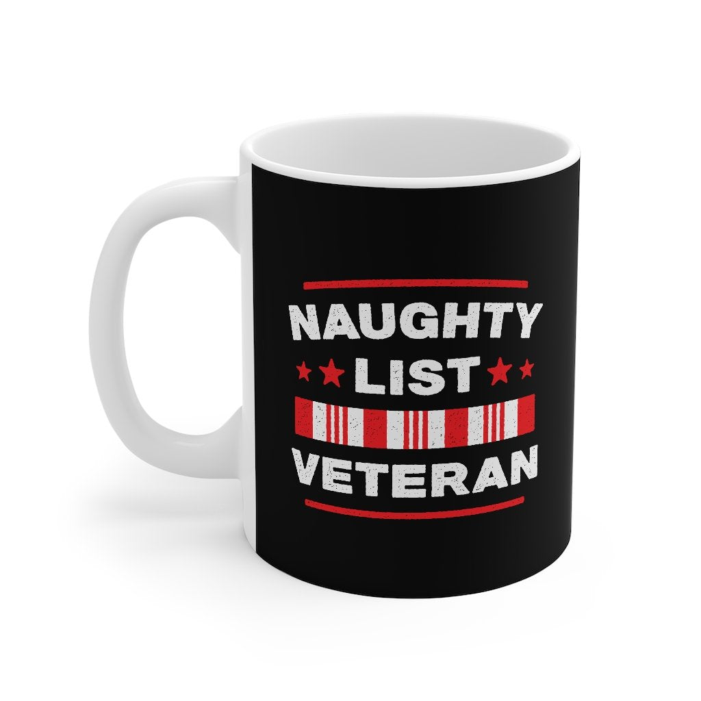 Naughty List Veteran Coffee Mug